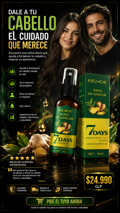 Serum Capilar Revitalizante 7D fortalece tu cabello desde la raiz
